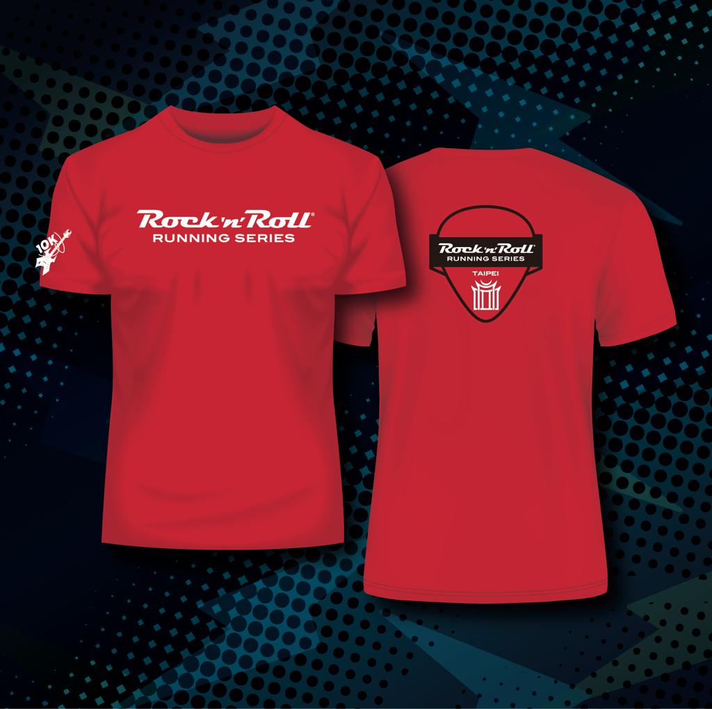 10K Participant T-Shirt at Run Rock'n'Roll Taipei 2025