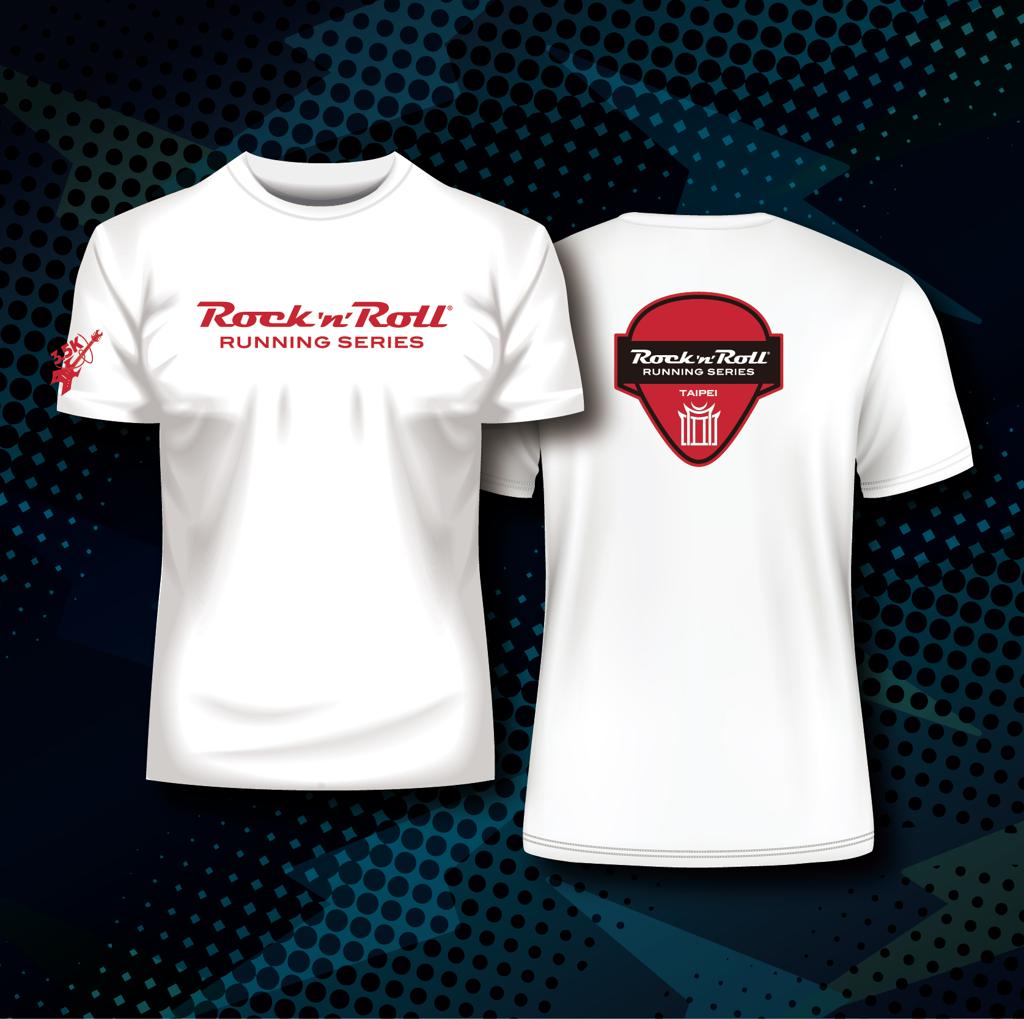 Participant T-Shirt for 3.5K race at Run Rock'n'Roll Taipei 2025