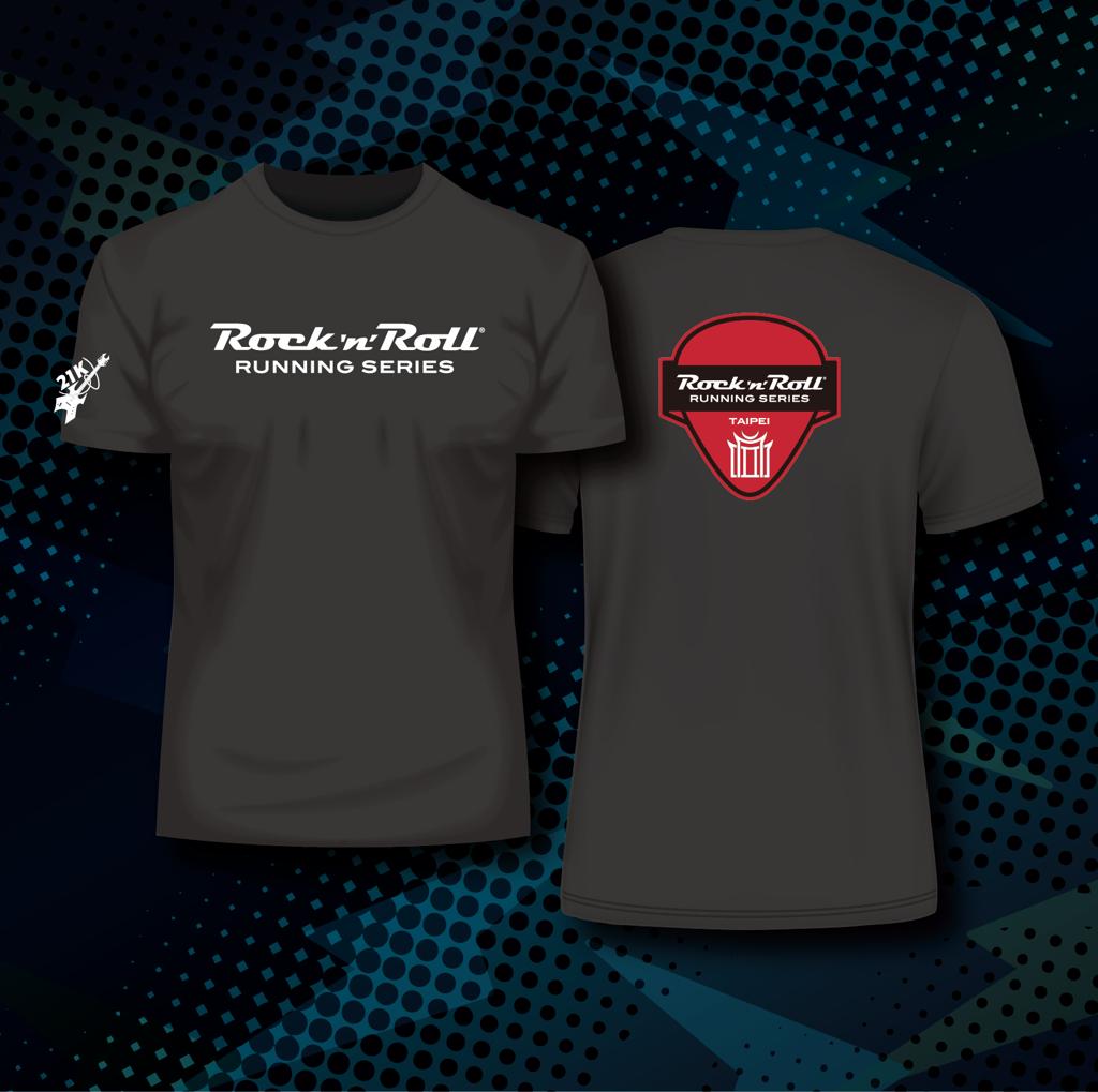 Half marathon Participant T-Shirt at Run Rock'n'Roll Taipei 2025
