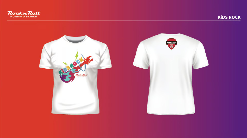 Participant T-Shirt for the KiDS ROCK at Rock'n'Roll Taipei