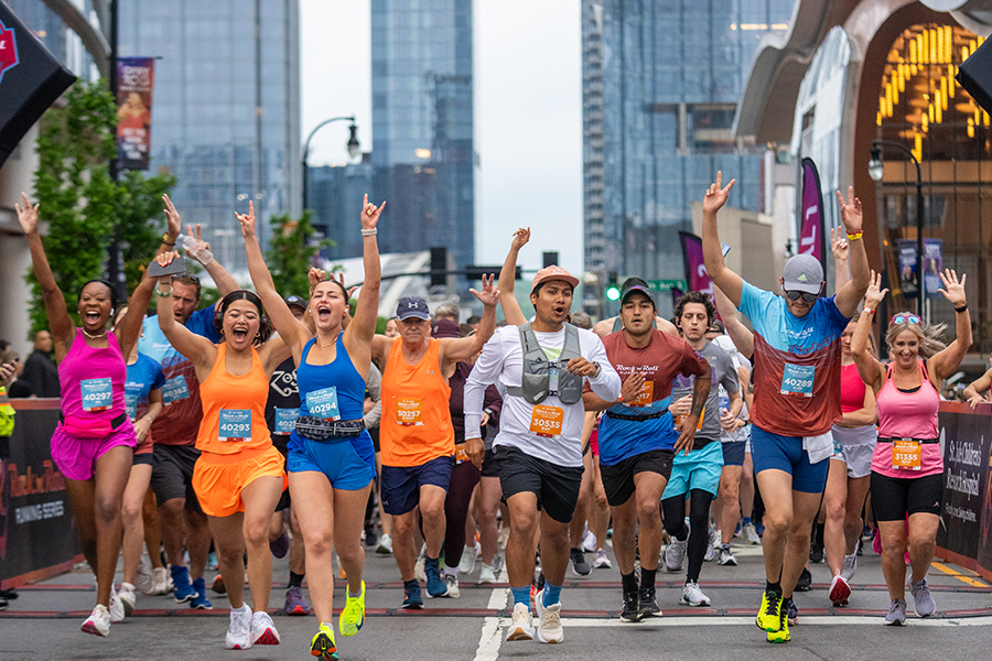 Run start at Run Rock'n'Roll Nashville