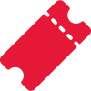 Red ticket bib number icon